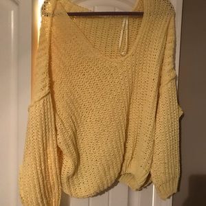 Yellow light weight sweater
